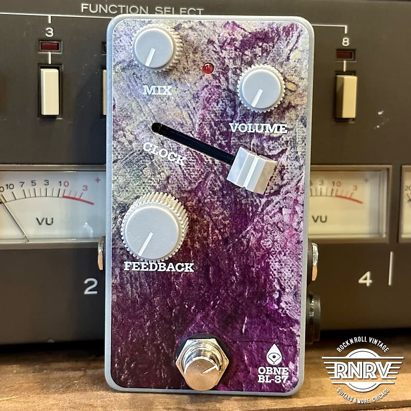 Old Blood Noise Endeavors BL-37 Reverb - Grey / Purple Graphic