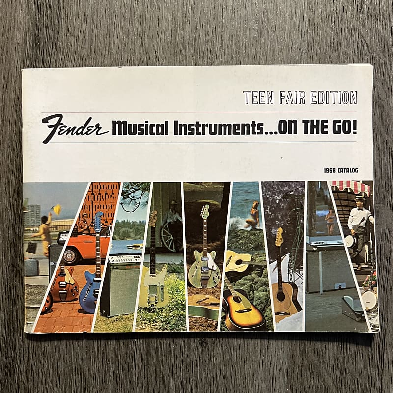 Fender Musical Instruments Mini Full Line Color Catalog RARE Reverb
