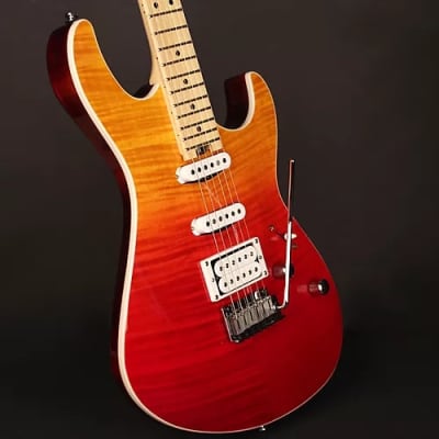 Cort G280DXJSS G Series Double Cutaway Solid Body 6 String Electric Guitar - Java Sunset image 4
