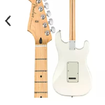 Fender Player Stratocaster Left-Handed Electric Guitar. Maple FB, Polar White image 4