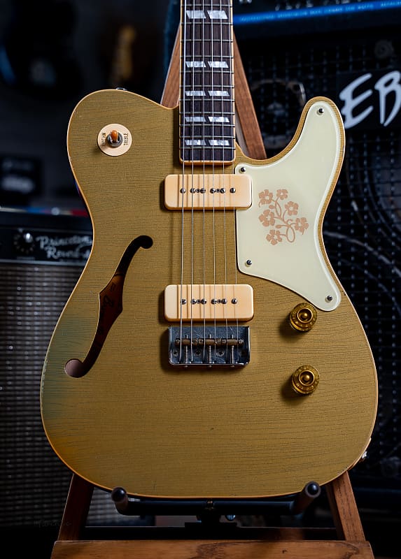 Bruno Guitars TN-295 Relic - Brass Powder Gold