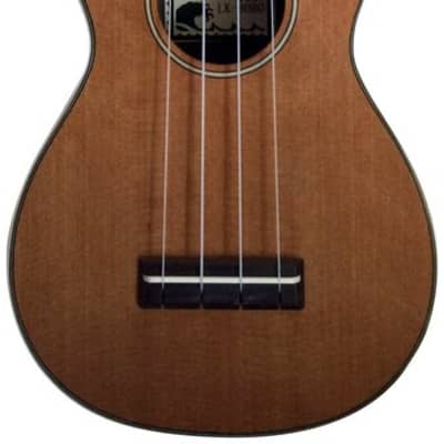 Makai LK-80R Solid Cedar Top Solid Rosewood Back & Sides Soprano Body Style Ukulele for sale