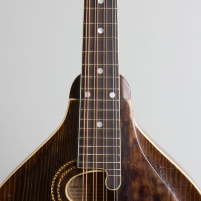 Gibson  Style H-1 Carved Top Mandola (1918), ser. #48206, original black hard shell case. image 8