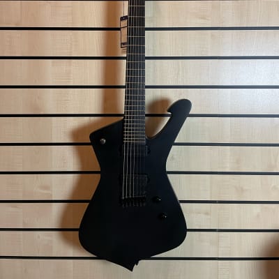 Ibanez ICTB721-BKF Black Flat X Iron Label Iceman 7-String Electric Guitar for sale