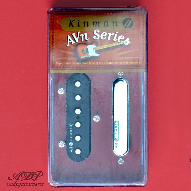 Kinman Broadcaster Noiseless Pickups for Telecaster (AVn-48) Vintage style  Tele* sound with attitude