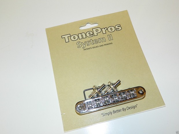 TonePros TP6R-C Tune-O-Matic Bridge with Roller Saddles image 1