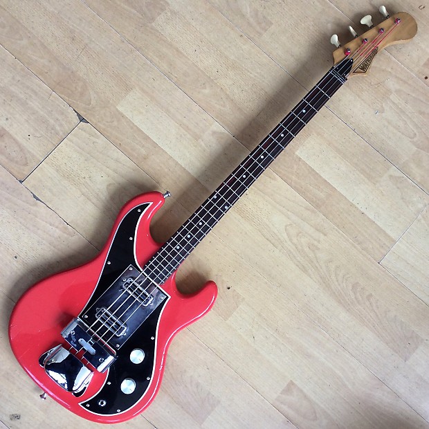 Watkins Rapier Bass 1960's Red image 1