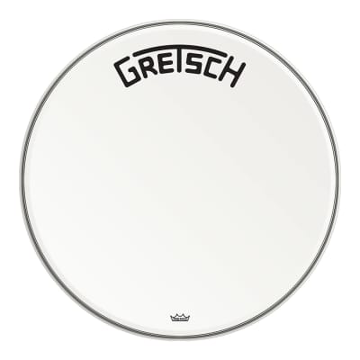 Gretsch GRDHCW22B 22 Broadkaster Logo Bass Drum Head Coated