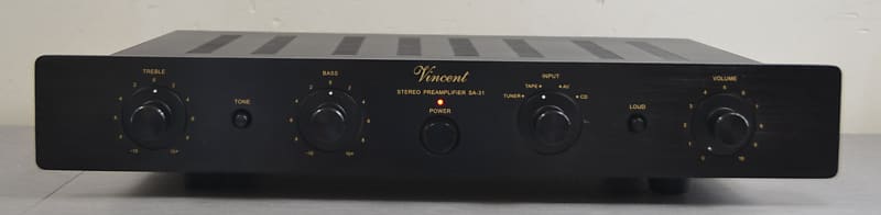 Vincent SA-31 Hybrid Stereo Preamplifier (2003-18)  			