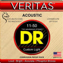 DR Strings VTA-11 Phosphor Bronze Acoustic Guitar Strings, Custom