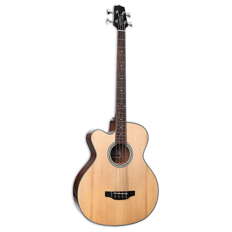 Takamine GB30CE Acoustic Electric Left Handed Bass Guitar, Natural Gloss image 1