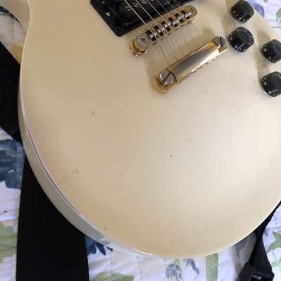 1996 Gibson Les Paul Studio Ebony Fretboard Alpine White image 4