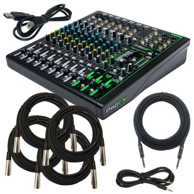 Mackie ProFX12v3 Effects Mixer with USB CABLE KIT image 1