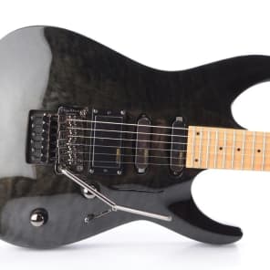 ESP LTD MH-103 Quilted Maple Electric Guitar See-Thru Black