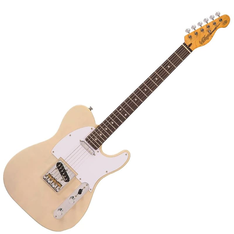 Vintage V62 ReIssued Electric Guitar - Ash Blonde | Reverb