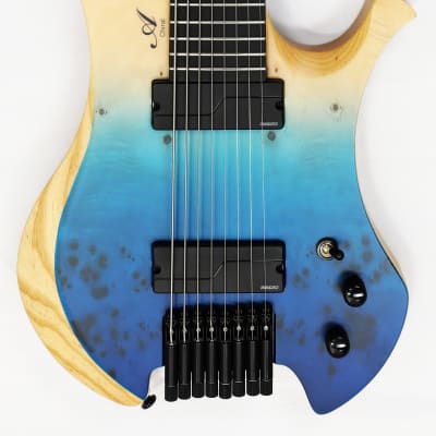 AGILE Headless 8 String Guitar CHIRAL NIRVANA 830 RL MOD Reverse