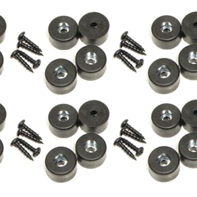 4 Genuine New 9145 Amp Rubber Feet/Speaker Foot 1-1/2" X 1-1/2