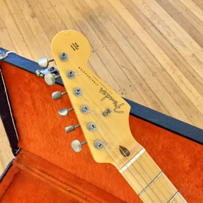 Fender ‘57 Stratocaster RI Blackie ST-57 original vintage crafted in cij mij japan strat image 6