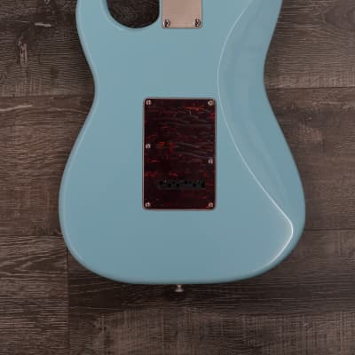 AIO S4 Electric Guitars - Sonic Blue w/ Gator GC-Electric-A Case image 9