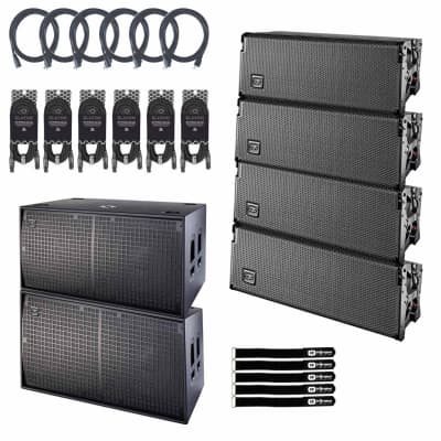 Worx V8 Line Array 16 Boxes Reverb