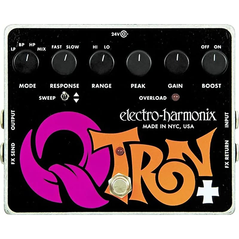 Electro-Harmonix Q-Tron Plus Envelope Filter with Effects Loop 