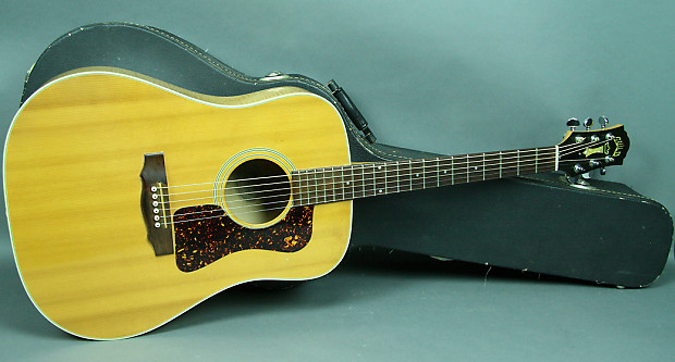 Guild D30 BLD Vintage Acoustic Guitar Natural Flame Finish
