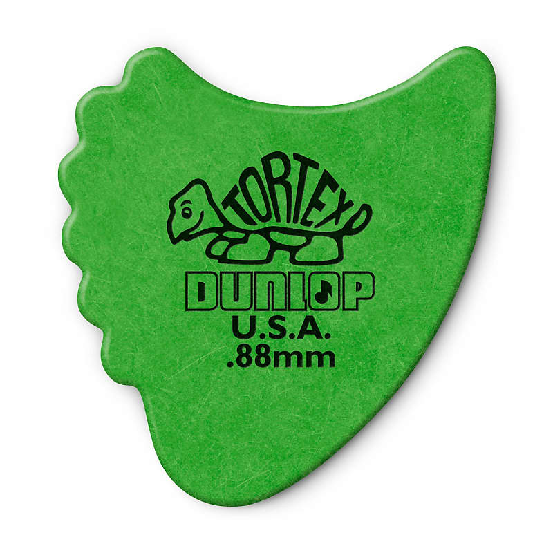 Dunlop 414R88 Tortex Fin .88mm Guitar Picks (72-Pack) | Reverb