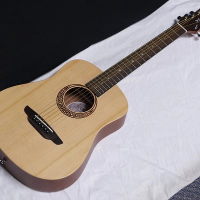 Luna Safari Muse Spruce acoustic guitar NEW - 3/4 Travel Size w/ Gig Bag + Tuner image 3