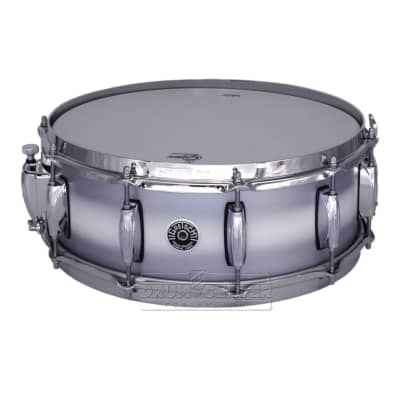 Gretsch Brooklyn Snare Drum 14x5.5 10-Lug Silver Mist Duco image 2