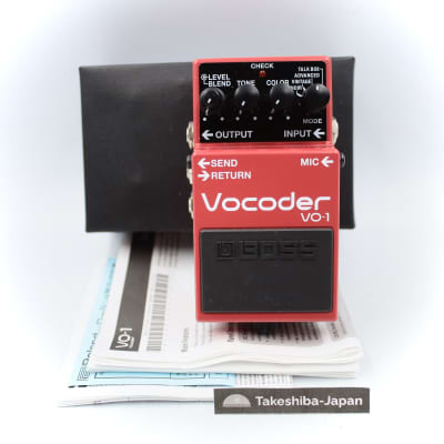 Boss VO-1 Vocoder With Original Box Vocal Effect Pedal Z2G0419 for sale