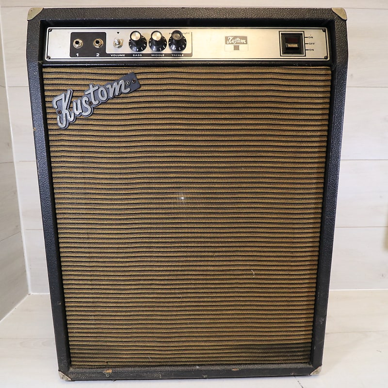 Kustom 1B Vintage 1970's Dual Input Bass Amp Reverb
