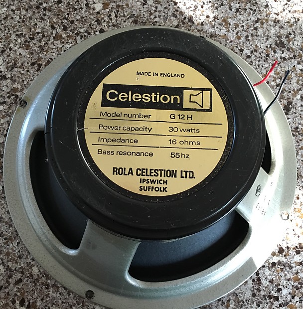Celestion g12h sale 55hz