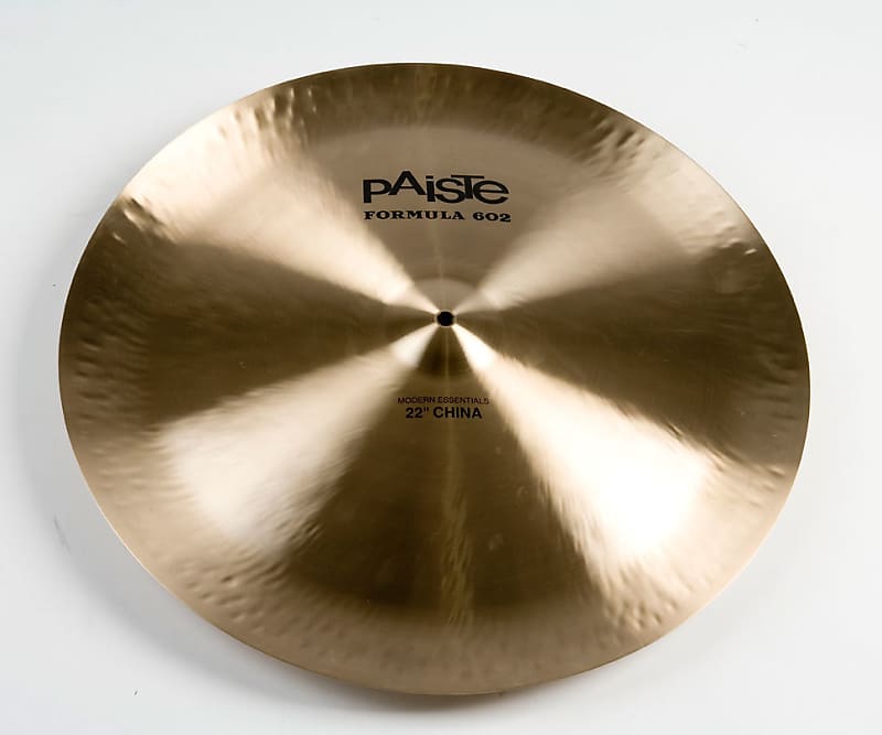 Paiste Formula 602 Modern Essentials Series 22 Inch China Cymbal with Integrated Bell Character (1142622) image 1