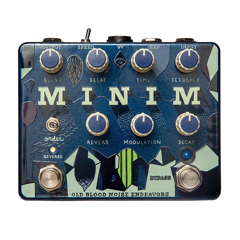 Old Blood Noise Endeavors Minim Immediate Ambient Machine Reverb / Delay Pedal