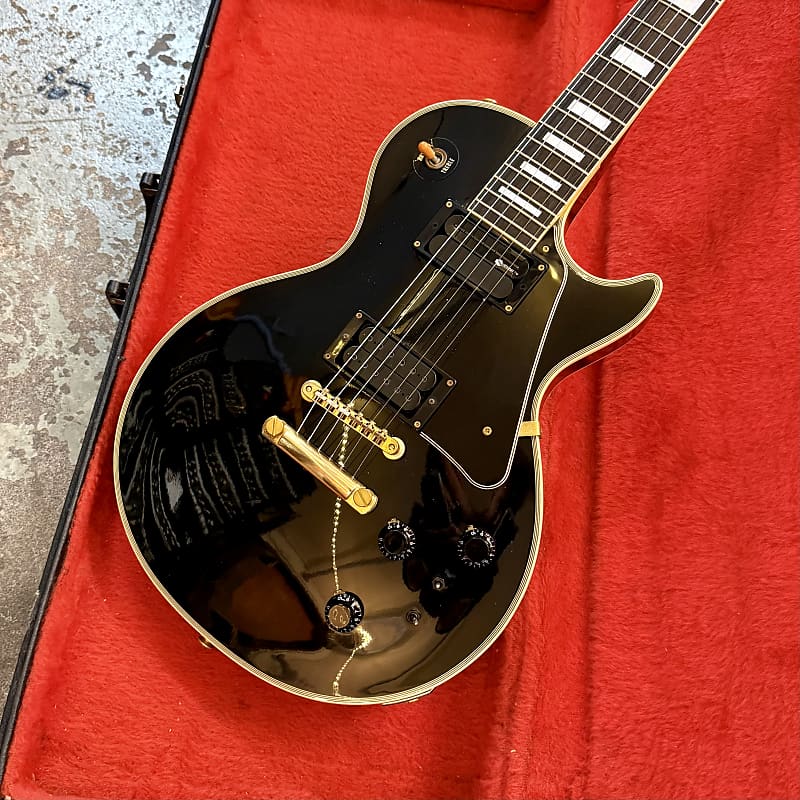 Burny RLC-70s SUSTAINER Les paul Singlecut custom Black