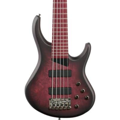 MTD Andrew Gouche Signature AG-5 Electric Bass,  5-String, Smoky Purple Satin for sale