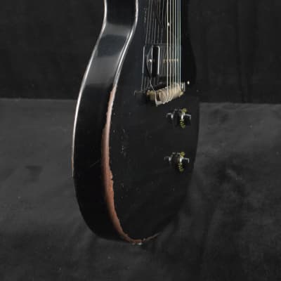 Gibson Murphy Lab 1960 Les Paul Junior Double Cut Reissue Ebony Ultra Heavy Aged image 3