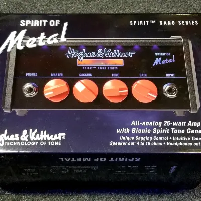 Hughes & Kettner Spirit Nano Spirit of Metal 25-Watt Mini Guitar Amp Head image 1