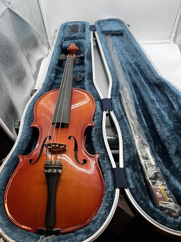 Used Leon Aubert 808 3 4 Size Violin with Case and Bow Reverb