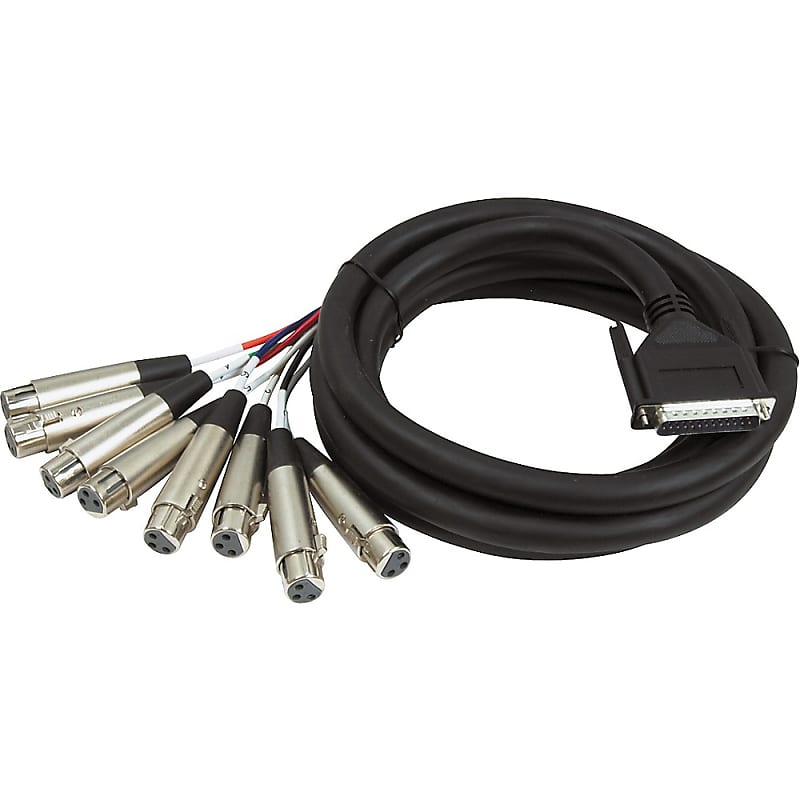 Hosa DTF-803 25-Pin to Female XLR Cable  9.9 ft. image 1