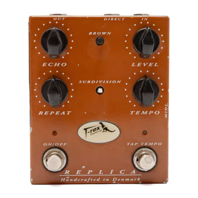 T-Rex Engineering Replica V2 Stereo Digital Delay Echo Tap Guitar Effect  Pedal | Reverb