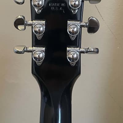 Left Handed Gibson Les Paul Double Cut Custom 2007 - Black image 15