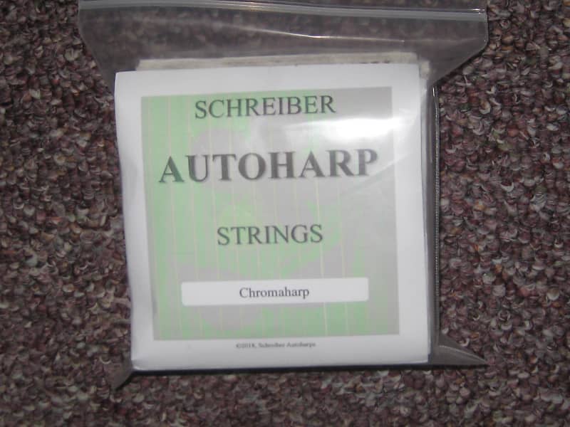 Schreiber Chromaharp Autoharp Strings Complete Set Loop End Reverb