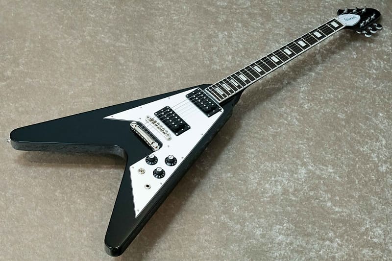 Edwards 日本製 black ESP EDWARDS E-ALEXI ARROW HEAD w/ESP GB-30V Case -Black with