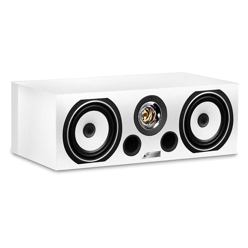 Triangle Esprit Voce Ez Home Cinema Center Speaker, White High Gloss  			