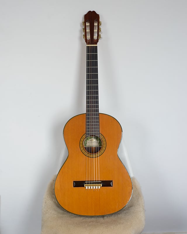 ARIA AG-80 concert classical guitar, cedar top, 1977, designed by Sakurai