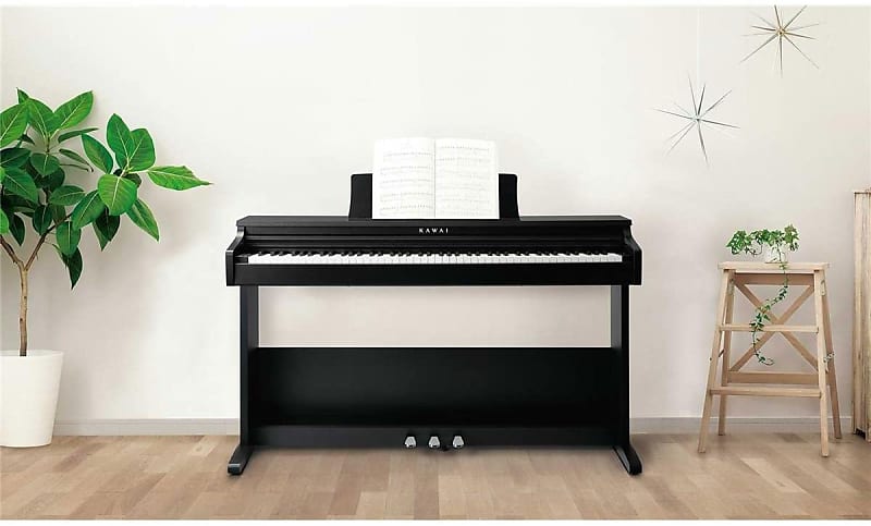 Kawai KDP75 Piano digital de 88 teclas com banco, preto em relevo :  : Instrumentos Musicais