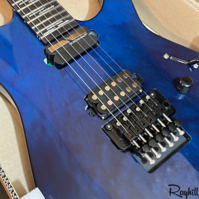 Schecter Reaper-6 FR S Elite Electric Guitar Trans Blue B-stock image 7