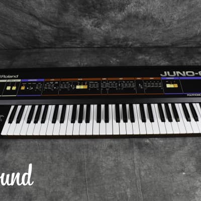 Roland JUNO-6 Polyphonic Synthesizer W/ Hard Case in Excellent Condition image 14