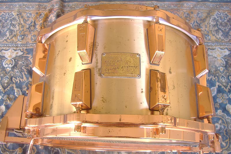 Sonor HLD-590 Signature 14x8" Cast Bronze Snare Drum 1987 - 1991 image 4